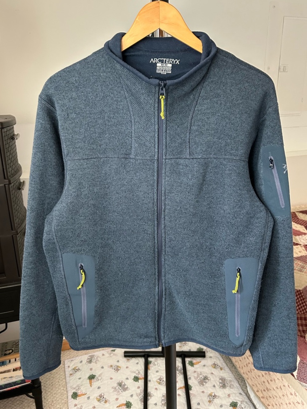 Arc’teryx Fleece Covert Cardigan Sweater Jacket Blue Men’s Medium